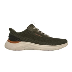 Skechers slip-in sapato masculino - Azeitona