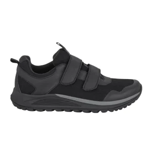 Green Comfort ténis masculino com velcro - Preto