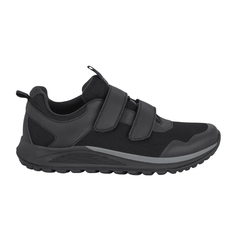 Green Comfort ténis masculino com velcro - Preto