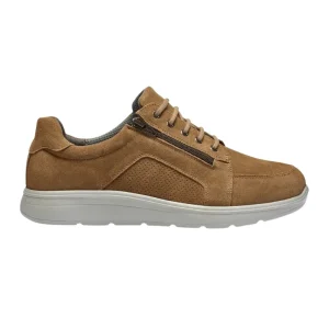 New Feet sapato masculino em camurça - Castanho