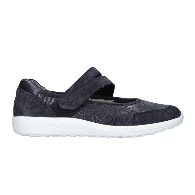 Waldläufer ballerina com tira - Azul Escuro