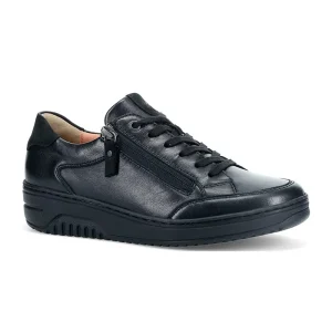 Sapato feminino Hartjes em pele leve - Preto