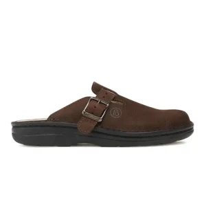 Berkemann pantufa masculina - Castanho Escuro