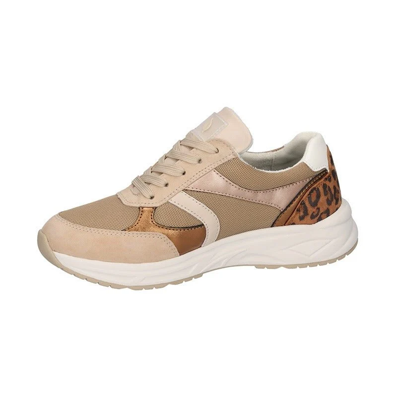 Waldläufer sneaker feminino - Bege/Leopardo - Image 3