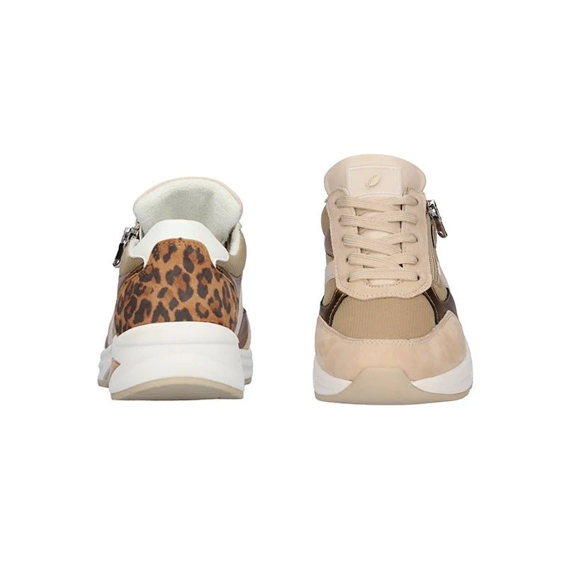 Waldläufer sneaker feminino - Bege/Leopardo - Image 4