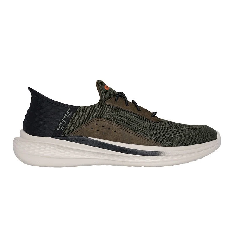 Skechers slip-in ténis masculino - Oliva