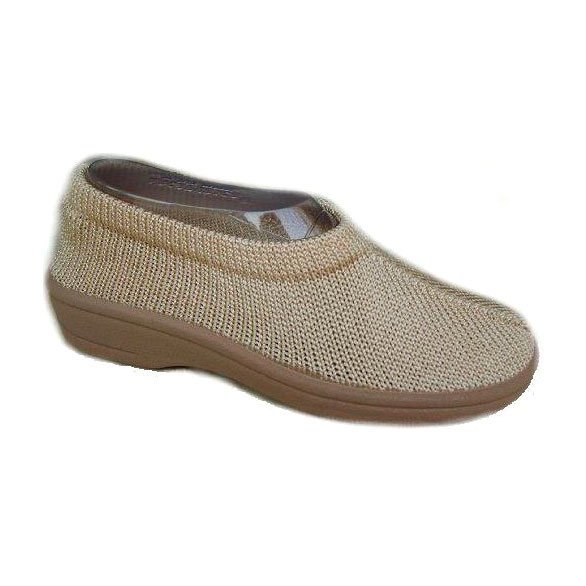 Arcopedico sapato feminino em malha - Bege
