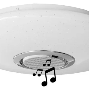 PLAFON LED 24W COM COLUNA BLUETOOTH