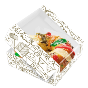 Caixa Pastelaria para Bolos com janela  33x33x9