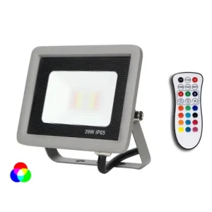 PROJETOR LED SLIM RGB+W 20W