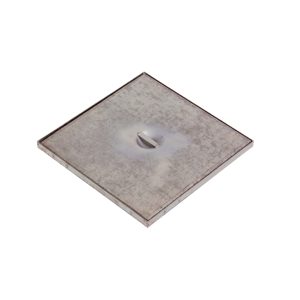 Tampa de Saneamento T Ligeira Rasa Galvanizada 50x50cm