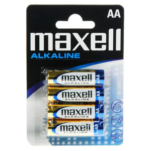 4 Pilhas Maxell AAA LR03 1,5v