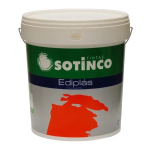 Tinta Plástica Mate Sotinco Ediplás 1L