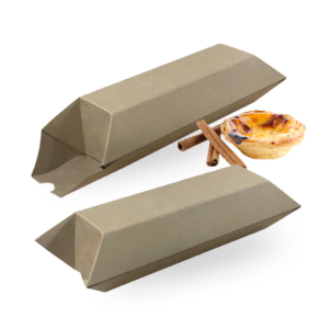 Caixa para 6 pasteis de Nata Kraft 21x10x7 (100 un)